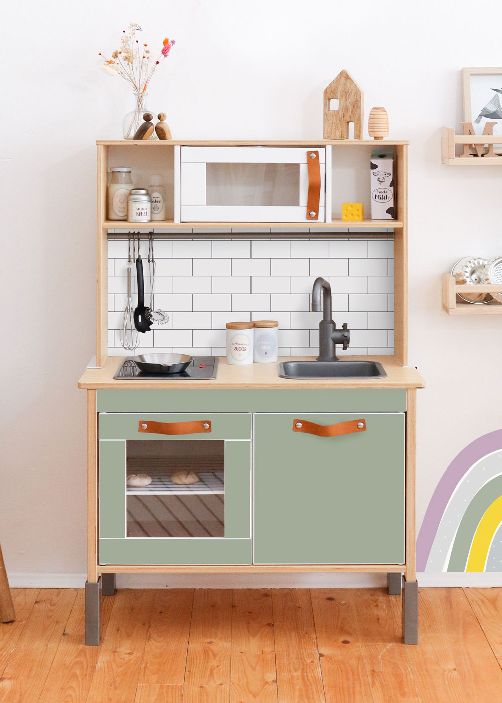 klebefolie ikea duktig kinderkueche frontli eukalyptus 4