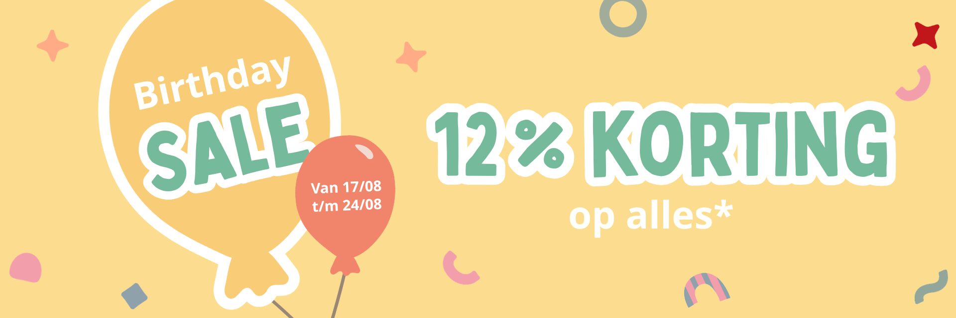 Birthday Sale