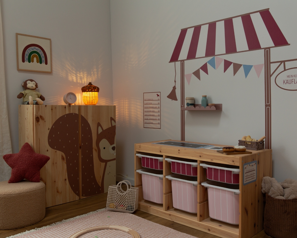 Kaufladen im Kinderzimmer Kaufladen im Kinderzimmer