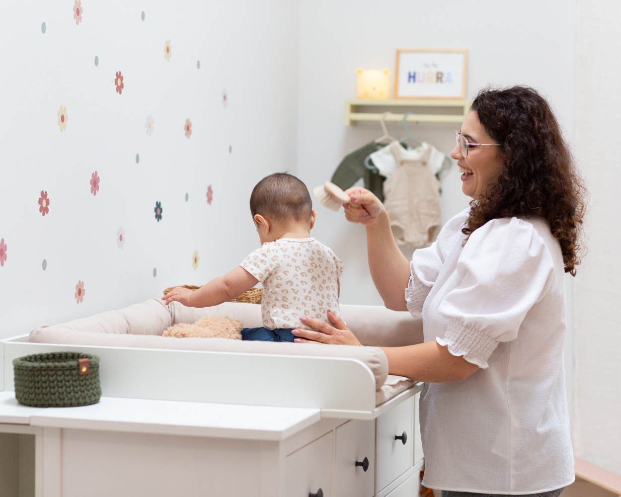 Praktischer Wickelaufsatz für HEMNES