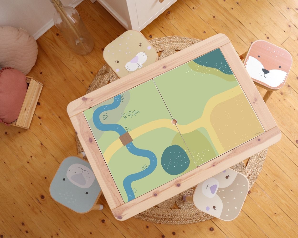 Ikea Flisat Waldtiere und Spielwiese