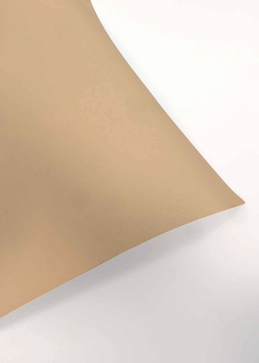 Meterware Uni Farbe Cashew