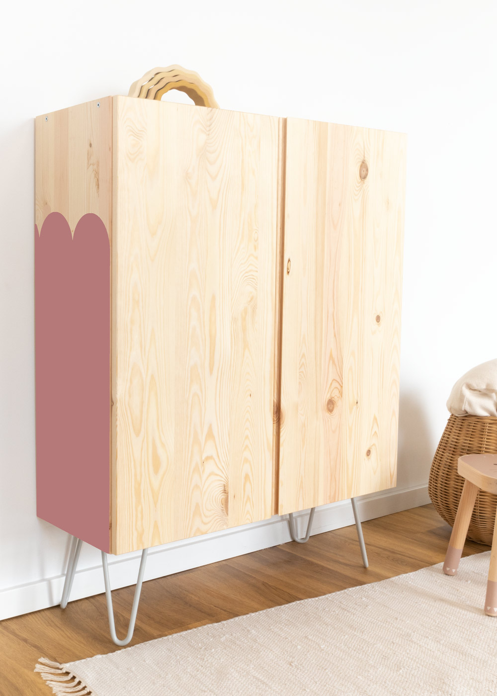 stickerset ikea ivar schrank boogig rosenholz seite 30cm 2 stickerset ikea ivar schrank boogig rosenholz seite 30cm 2