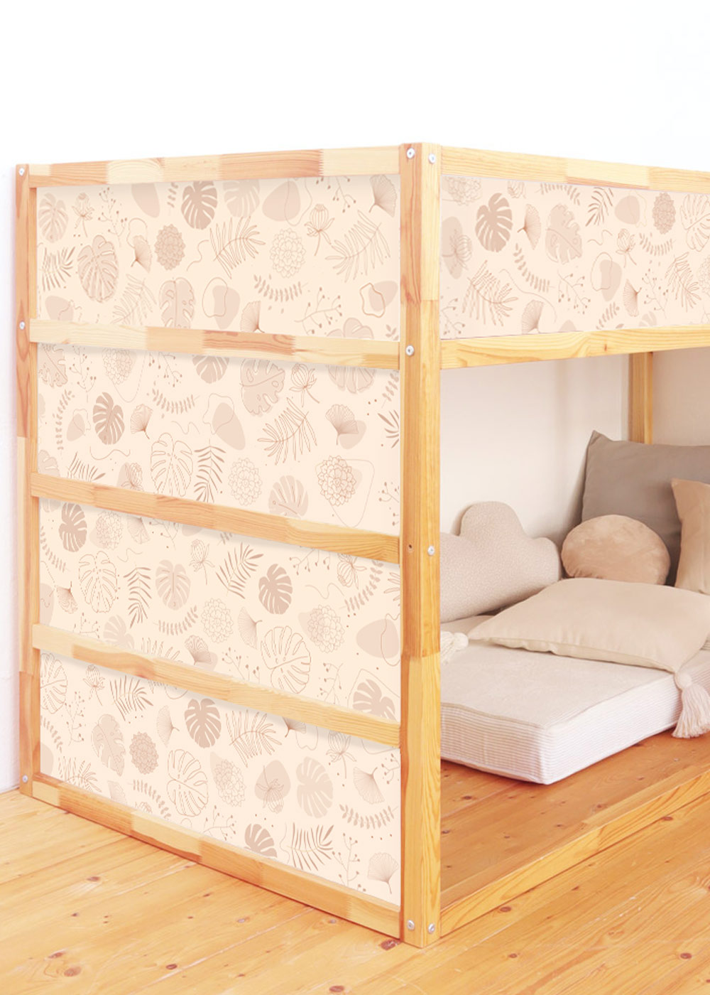 klebefolie ikea kura hochbett monstera 5er set 1
