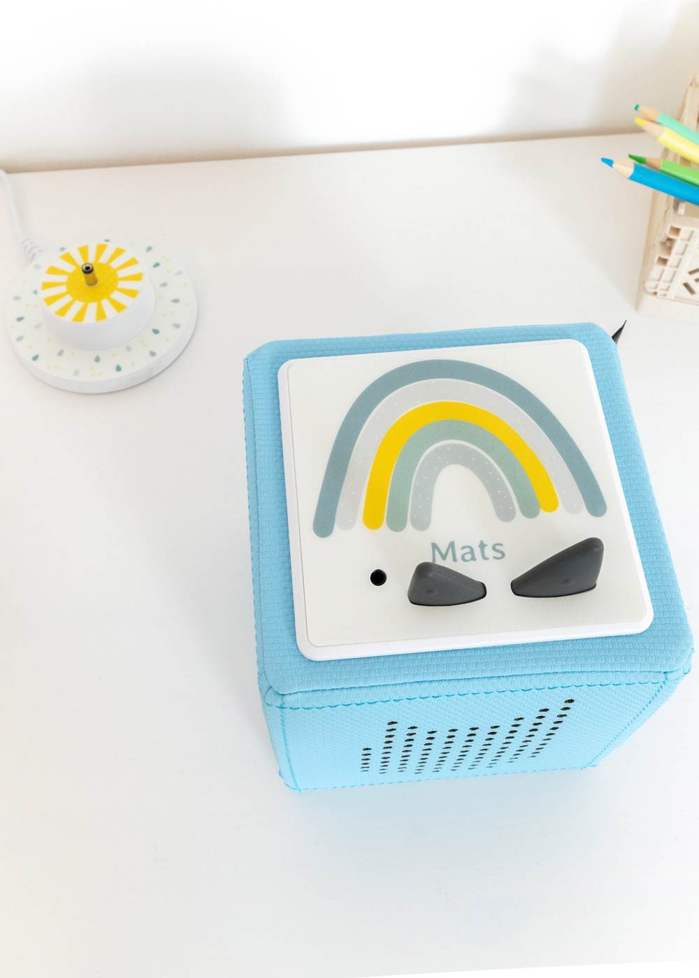 schutzfolie toniebox vielvalt nordisch blau personalisiert kindername 3