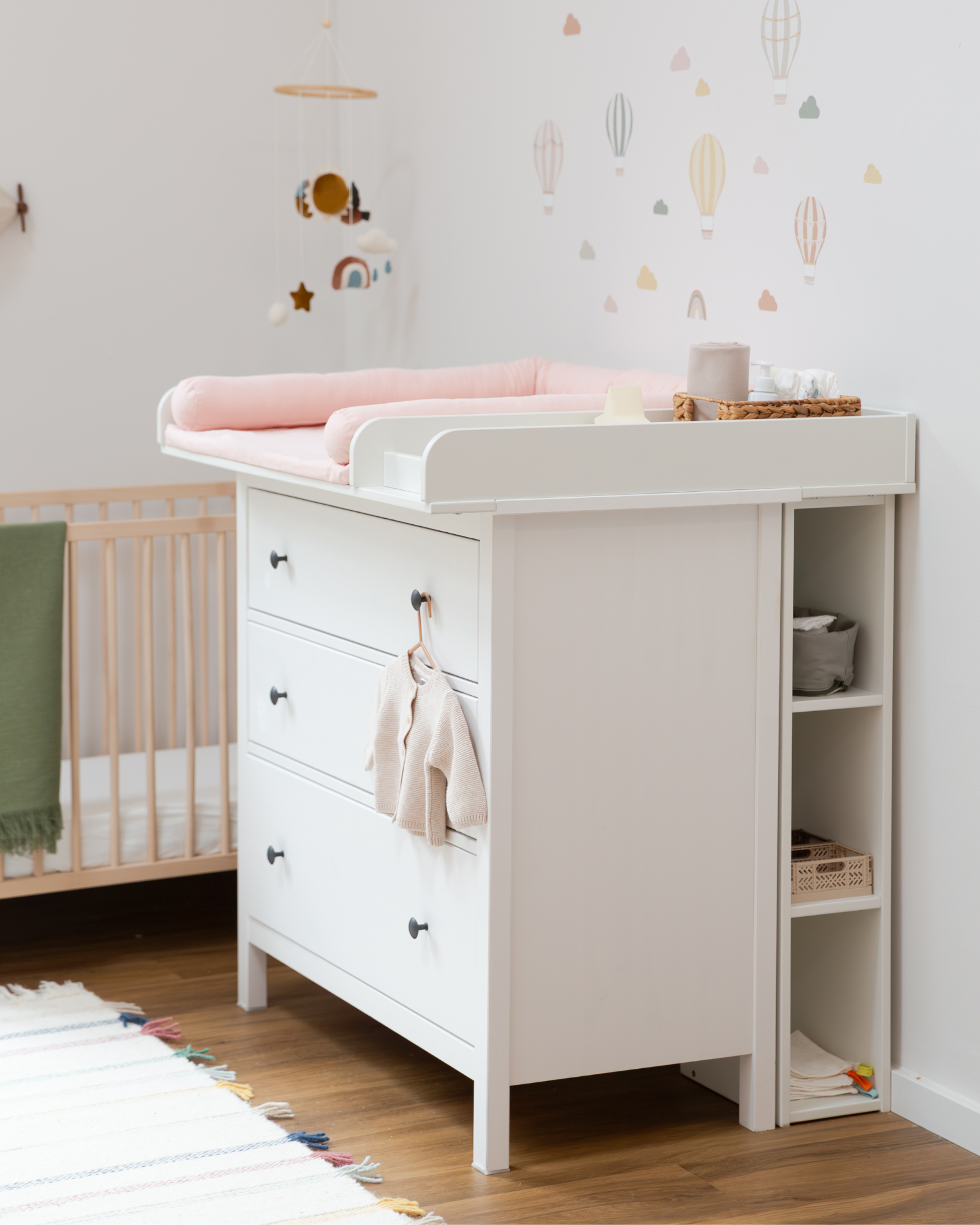 wickelkommode ikea hemnes 108 set komfort blush 01