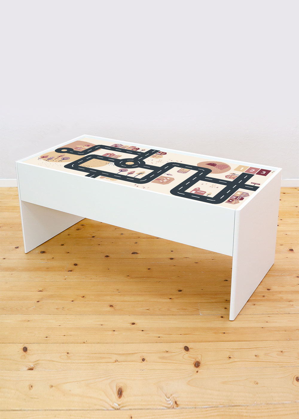 klebefolie ikea dundra spieltisch smastraat rosa beige 1