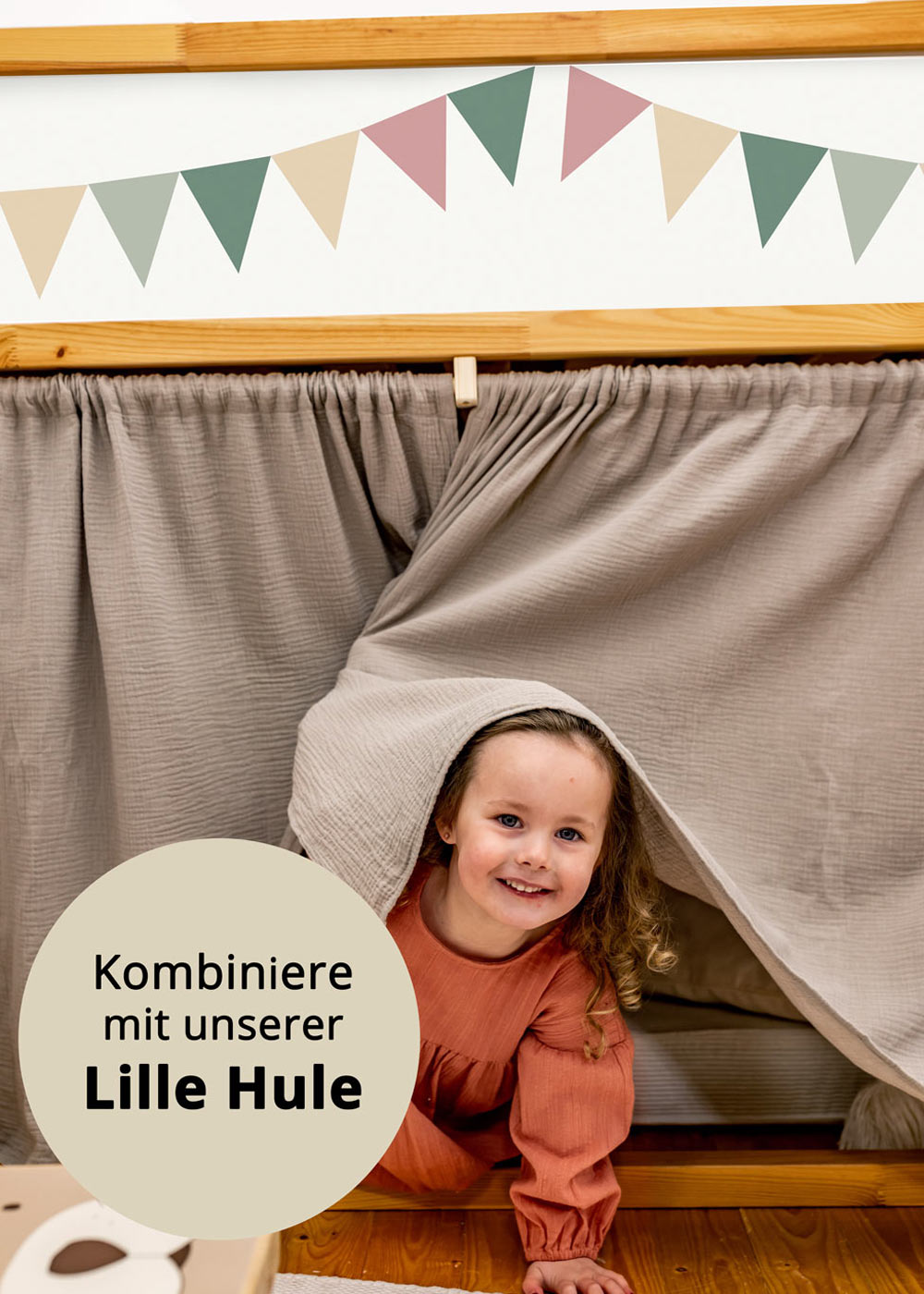 klebefolie ikea kura hochbett vimpel cashew 2er set 1