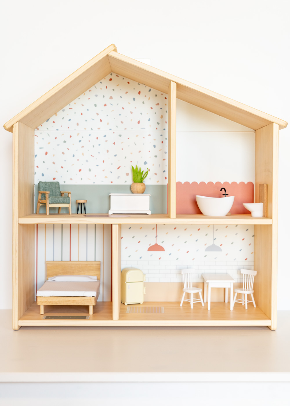 klebefolie ikea flisat puppenhaus tapete lille stuba fuchsig eukalyptus 00