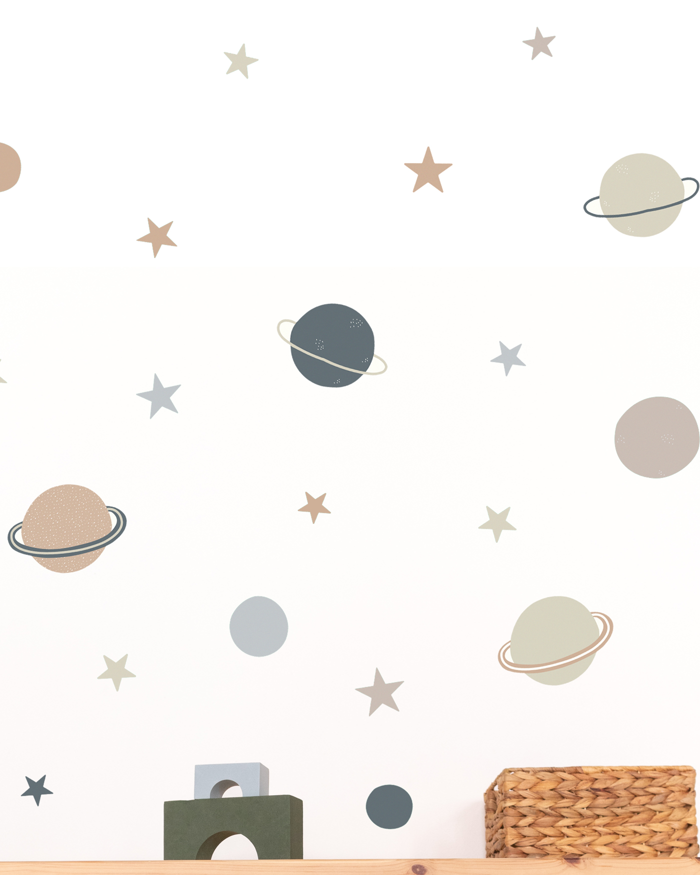 stickerset unendlig mini beige blau 2
