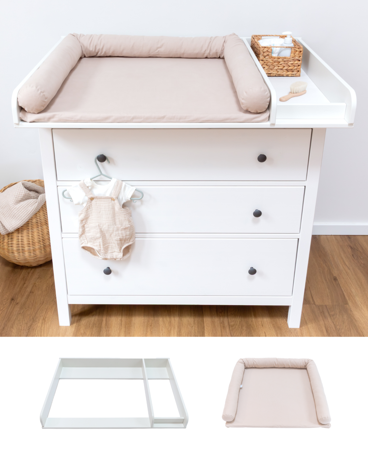 Verwunderlich Hemnes Kommode Wickelaufsatz Ebenbild