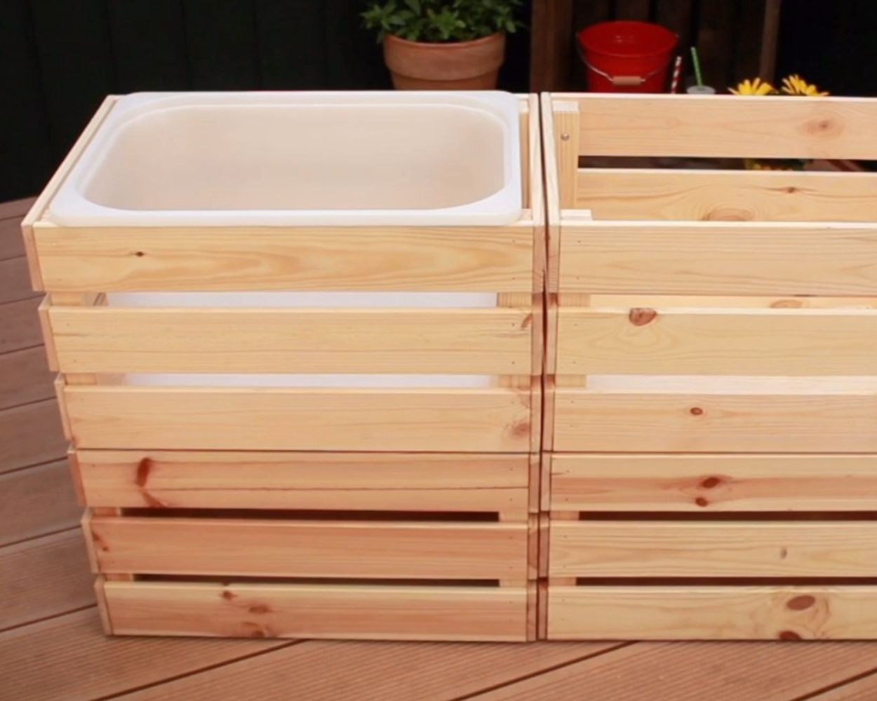 Matschküche DIY mit IKEA 👍 in nur 5 Minuten