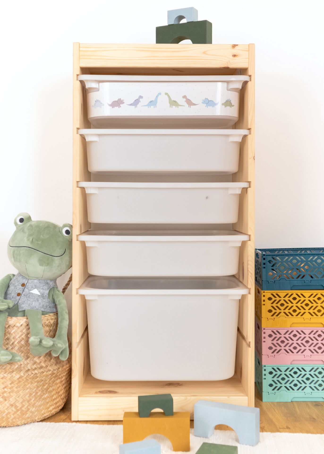 24 Stück Holz-Etiketten Für IKEA Trofast - Spielzeug Ordnungssystem